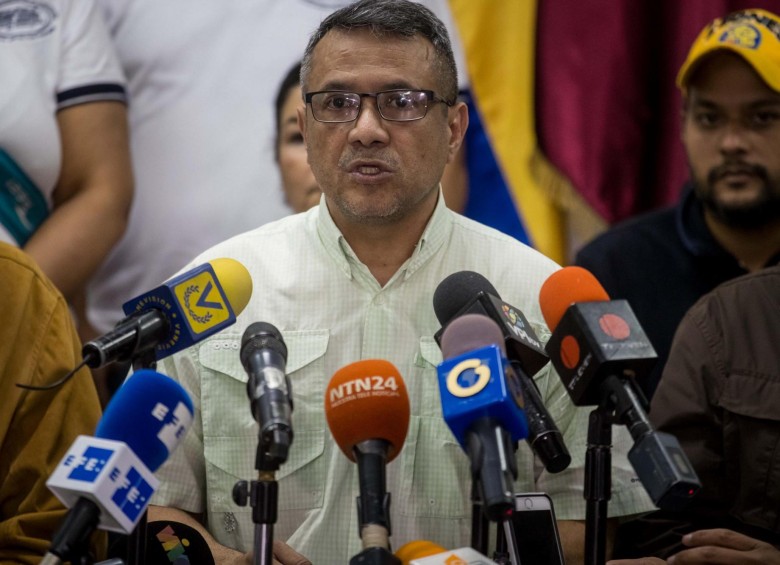El alcalde provisional de Caracas, el opositor Alí Mansour, aseguró que la decisión de la Constituyente es un “golpe de Estado”. FOTO EFE