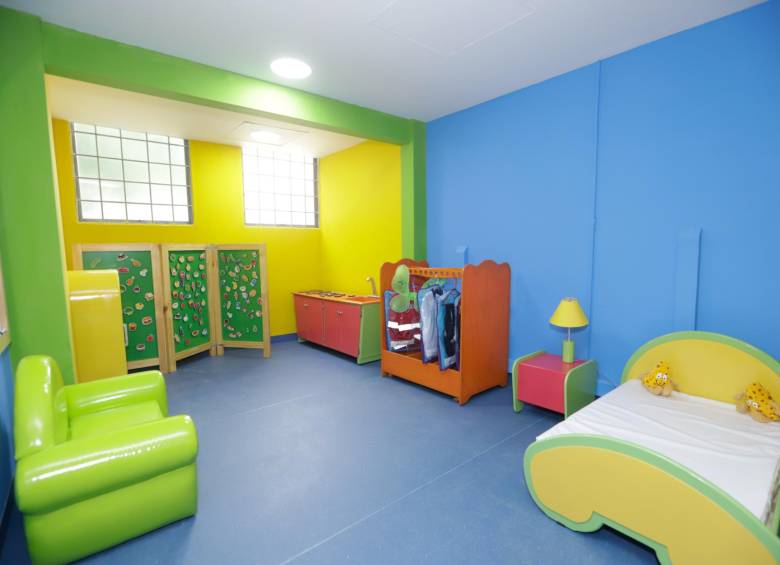 En “Cuidamos para sanar” las habitaciones son adecuadas para garantizar la comodidad de los niños atendidos. FOTO cortesía 