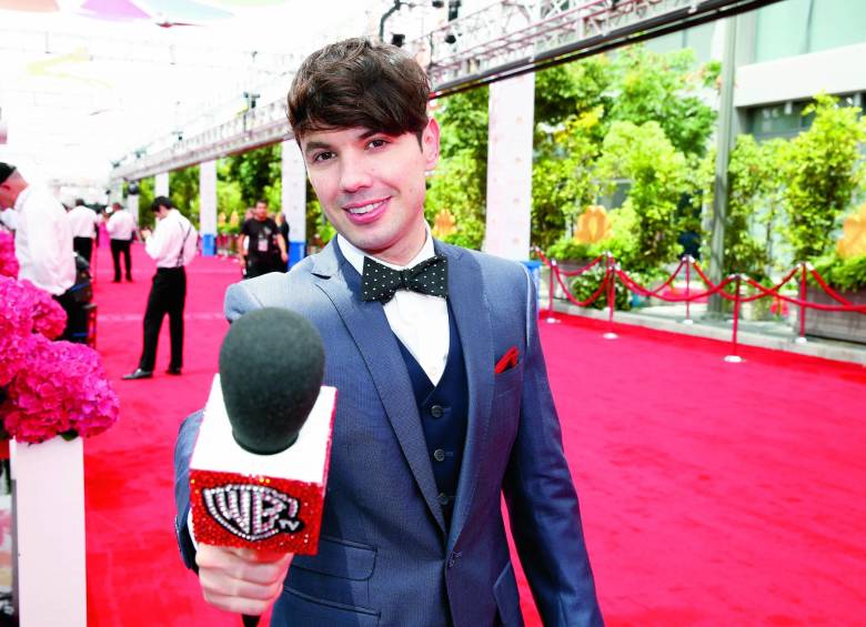 Bruno Pinasco presentó por primera vez los Premios Emmy en 2014. La gala es el 18 de septiembre. FOTO cortesía turner