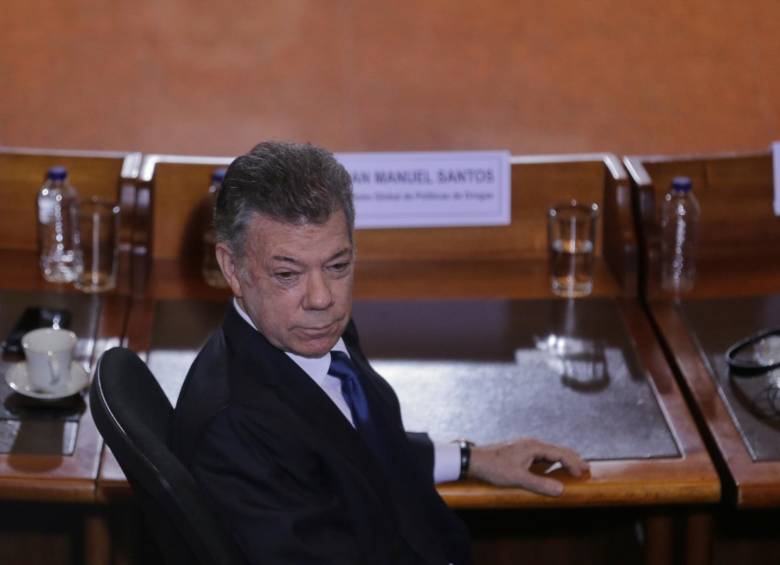 El expresidente Juan Manuel Santos. FOTO Colprensa