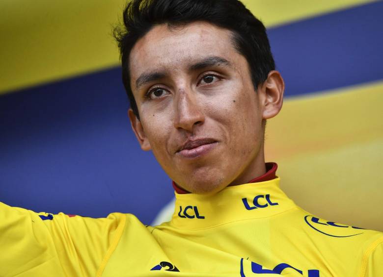Egan Bernal, líder del Tour de Francia 2019. FOTO REUTERS 