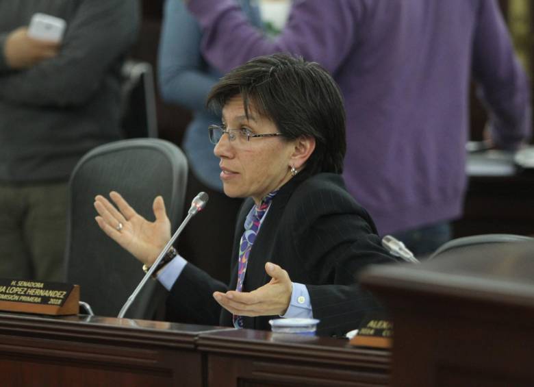 Claudia López del Partido Alianza Verde. FOTO COLPRENSA.