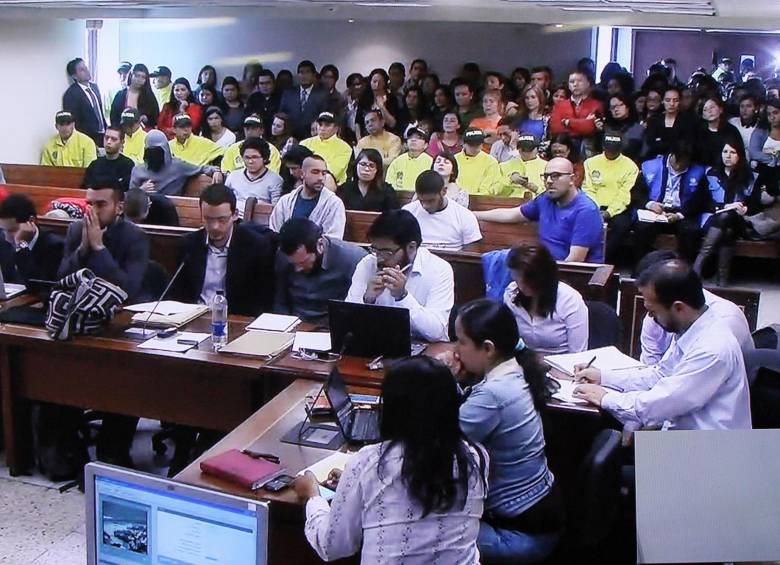 Todos ellos fueron enviados a la cárcel y se espera la decisión del Inpec, para determinar a qué centro carcelario serán trasladados. FOTO COLPRENSA