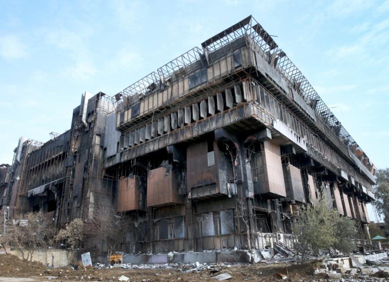 Así quedó la Universidad de Mosul tras la ocupación del Estado Islámico. FOTO REUTERS