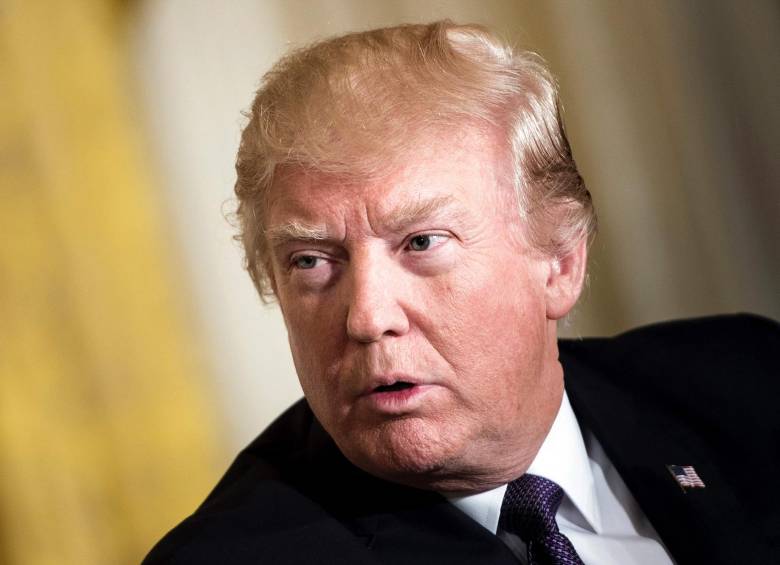 Donald Trump, presidente de Estados Unidos. FOTO AFP