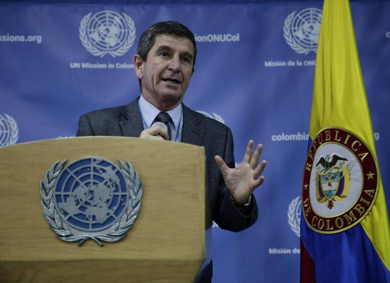 Pérez Aquino es el jefe de la misión de observación de la Onu en Colombia. 