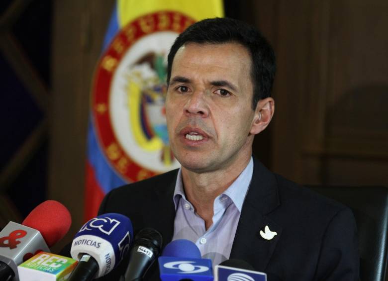 Guillermo Rivera, ministro del Interior. FOTO COLPRENSA. 