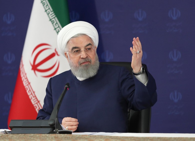 El presidente de Irán, Hasan Rohaní, lidera las gestiones del país para almacenar Uranio. FOTO Getty