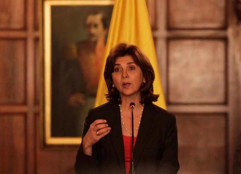 La canciller colombiana María Ángela Holguín dijo que la situación de Venezuela es muy preocupante. FOTO: Colprensa