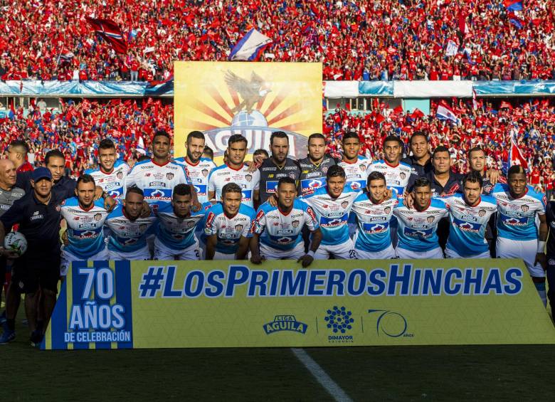 Junior campeón de la Liga Águila frente al Independiente Medellín. Foto: Jaime Pérez Munévar