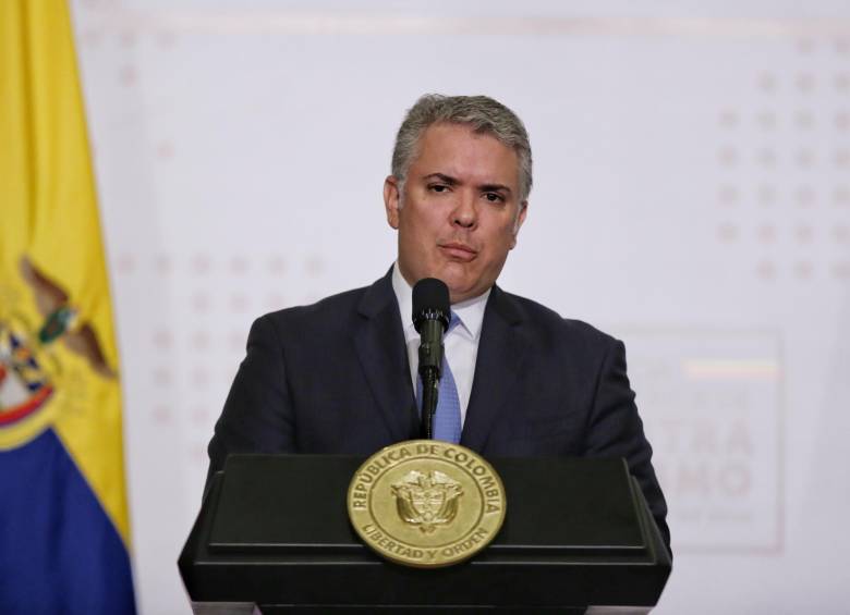 El presidente Iván Duque. FOTO COLPRENSA