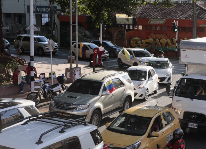 Los vehículos que respondieron al llamado salieron a varios sectores de la ciudad. FOTO CARLOS VELÁSQUEZ