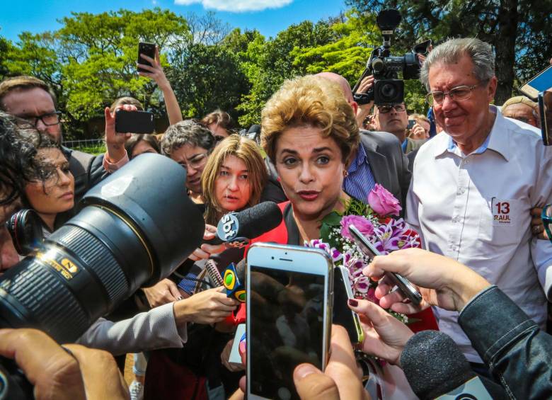 El Partido de los Trabajadores, que le dio la victoria electoral a la destituida presidenta Dilma Rousseff, no conquistó ni una alcaldía de ciudad principal en las elecciones de Brasil. FOTO afp