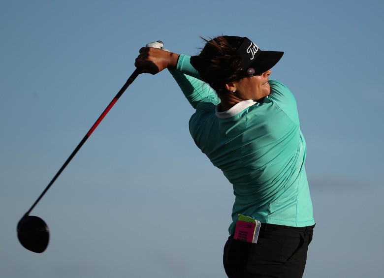 María José Uribe es la número uno de Colombia y a sus 28 años sigue consolidándose entre las mejores del mundo, en la máxima categoría del golf profesional femenino. FOTO afp