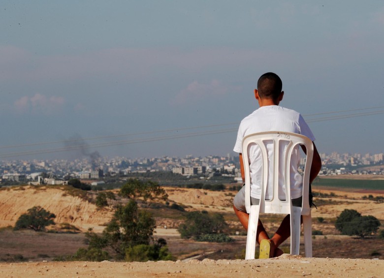 Franja de Gaza tras bombardeos de Israel. FOTO: EFE