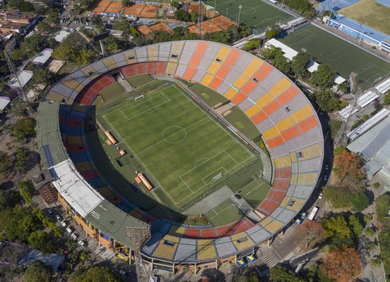 Panorámica del estadio Atanasio Girardot, principal escenario del fútbol profesional en Antioquia. FOTO MANUEL SALDARRIAGA