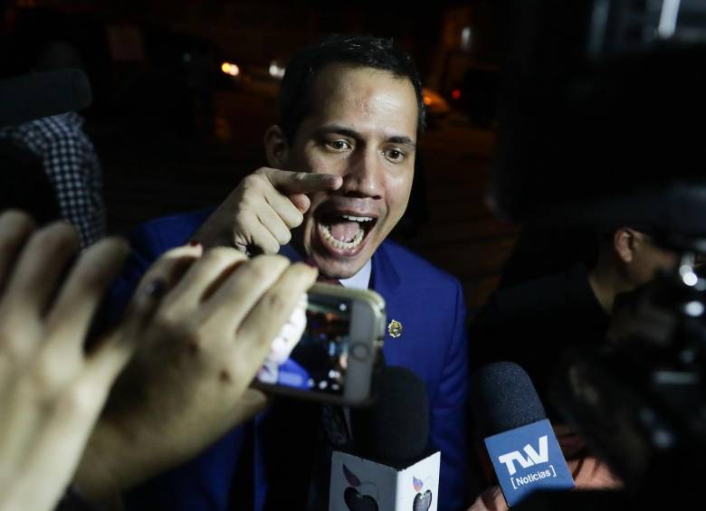 Presidente Interino, Juan Guaidó. FOTO: EFE