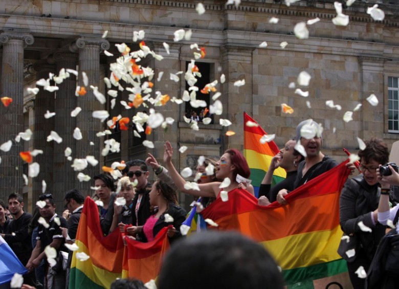 Colombia se sumó hoy al listado de países que han aprobado el matrimonio entre parejas del mismo sexo. FOTO COLPRENSA