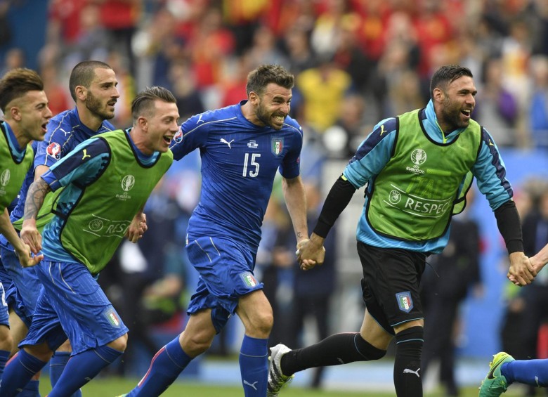 Italia enfrentará a la campeona mundial Alemania el sábado en Burdeos. FOTO AFP