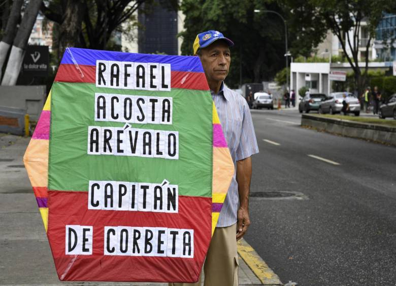 Dos militares fueron imputados por la muerte del capitán de corbeta Rafael Acosta Arévalo. Foto: AFP