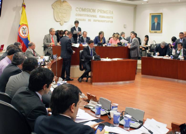 La Comisión Primera de la Cámara de Representantes no votó este martes la reforma a las regalías por falta de cuórum. FOTO COLPRENSA