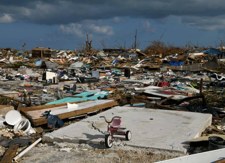 El número oficial de muertos en las Bahamas por el paso del huracán Dorian ha subido de 50 a 52 y la cifra de desaparecidos se mantiene en 1.300. Foto: Reuters.