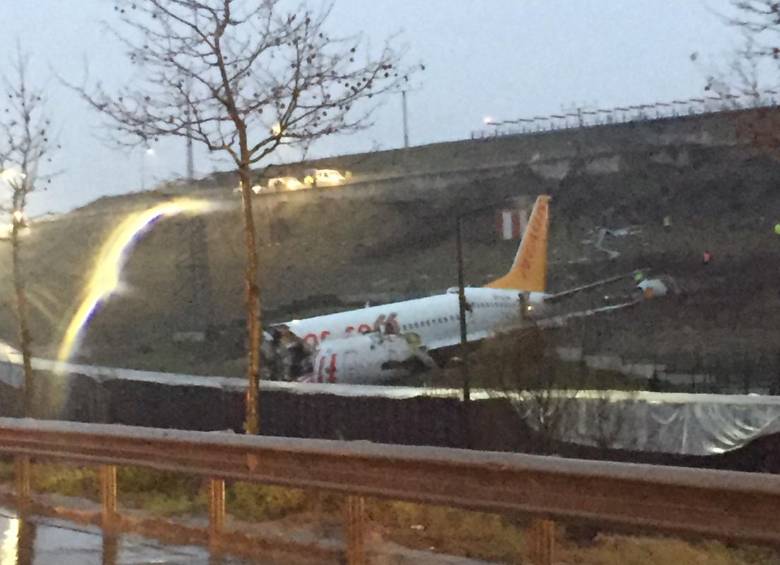 Accidente de avión en Turquía. FOTO: AFP