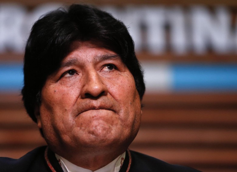 El expresidente de Bolivia y líder del partido MAS, Evo Morales. FOTO EFE