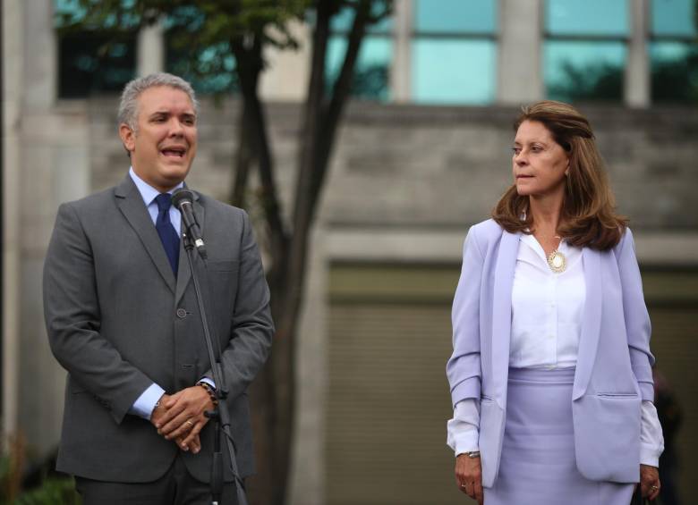 Foto de archivo. El presidente Iván Duque y la vicepresidenta Marta Lucía Ramírez. FOTO COLPRENSA