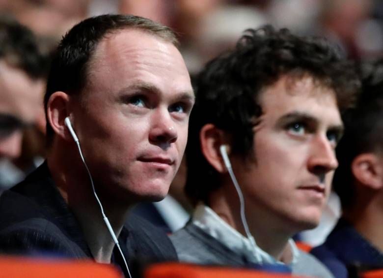 El británico Chris Froome durante la presentación del Tour de Francia 2019. FOTO REUTERS