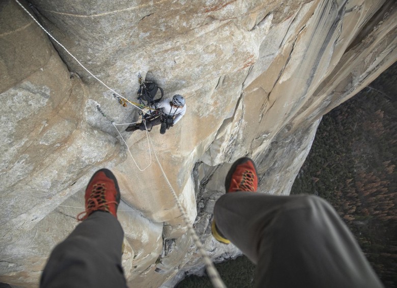El Capitán es una formación rocosa vertical de unos 2.307 m.s.n.m. que se encuentra en el Parque Nacional Yosemite, California, EE. UU. Foto: documental