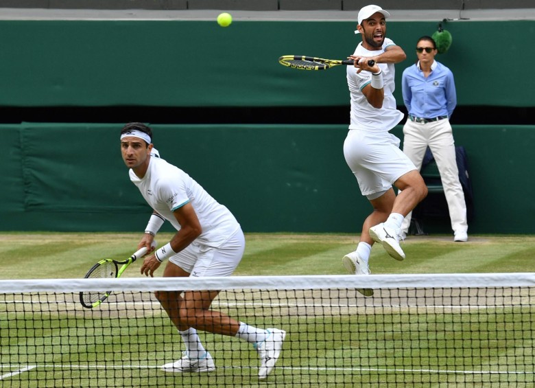 Este era el segundo enfrentamiento entre ambas duplas. El primero se disputó en el ATP 250 de Niza (Francia) en 2013, con triunfo para los colombianos. FOTO AFP