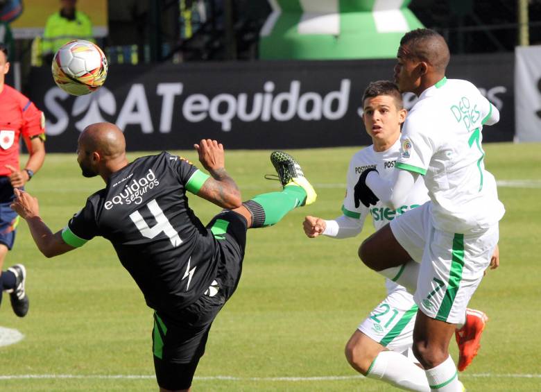 El Deportivo Cali se llevó la victoria del Estadio Metropolitano de Techo, al vencer a la Equidad 2 por 1 en la segunda fecha de la Liga Águila. FOTO COLPRENSA