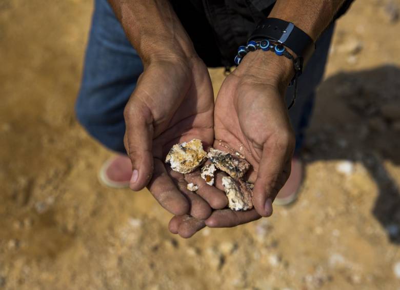 50 % del oro que se produce en Colombia, se explota en minas antioqueñas. Foto: Esteban Vanegas