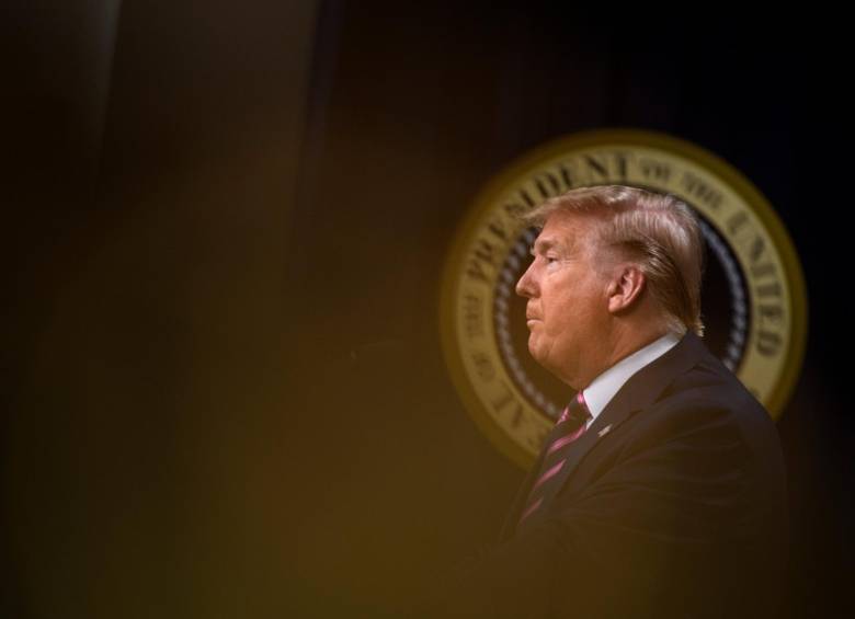 Donald Trump, presidente de Estados Unidos. FOTO AFP