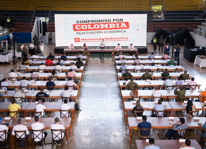 El presidente Iván Duque dijo este sábado desde Norte de Santander que Colombia no reconocerá las elecciones legislativas que tendrán lugar en Venezuela. FOTO: PRESIDENCIA