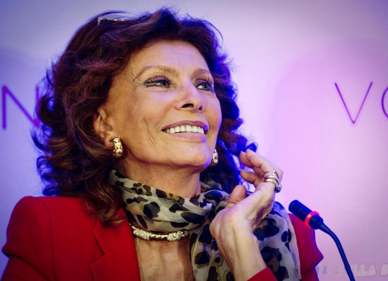 Sophia Loren será dirigida por su hijo en este nuevo proyecto. FOTO Efe
