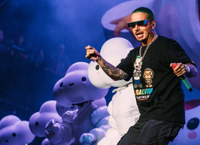 J Balvin fue uno de los headliners (artista principal) del festival. Foto: Cortesía. Cuenta de Twitter @Lollapalooza.