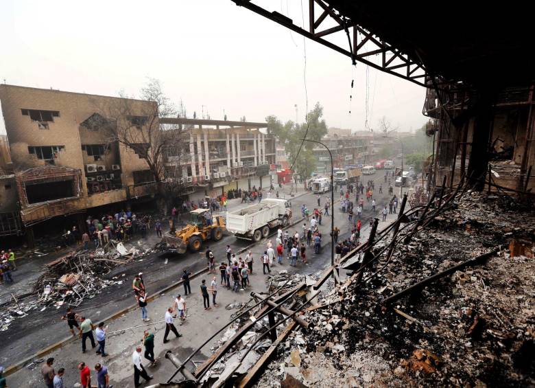Al menos 80 muertos deja ataque terrorista de Estado Islámico en Bagdad, Irak. FOTO AP