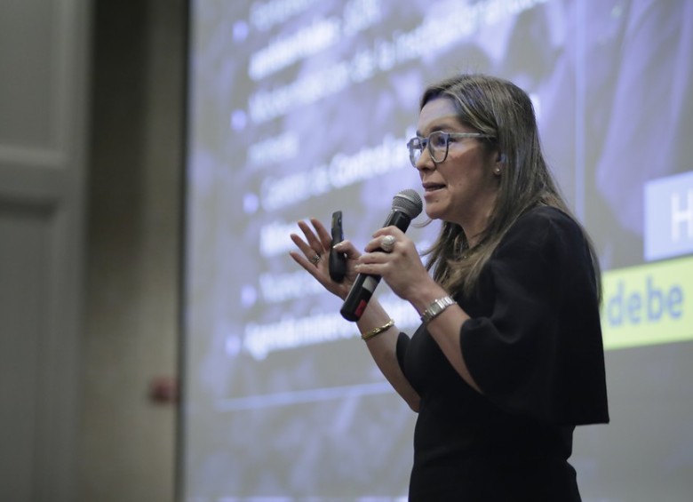 La ministra de Minas y Energía, María Fernanda Suárez, lanzó la iniciativa con el Pnud. FOTO Colprensa