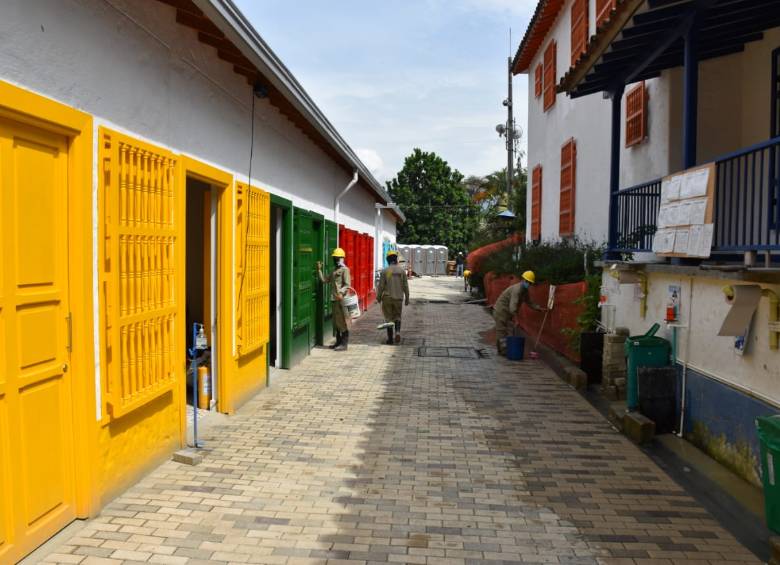 El total de las obras que se adelantan en el Cerro Nutibara generan 1.369 empleos. FOTO CORTESÍA