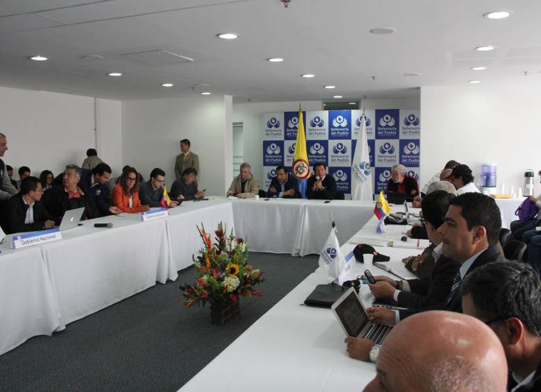 A pesar de las extensas jornadas de negociación el paro de maestros no pudo ser conjurado durante el pasado fin de semana. FOTO COLPRENSA