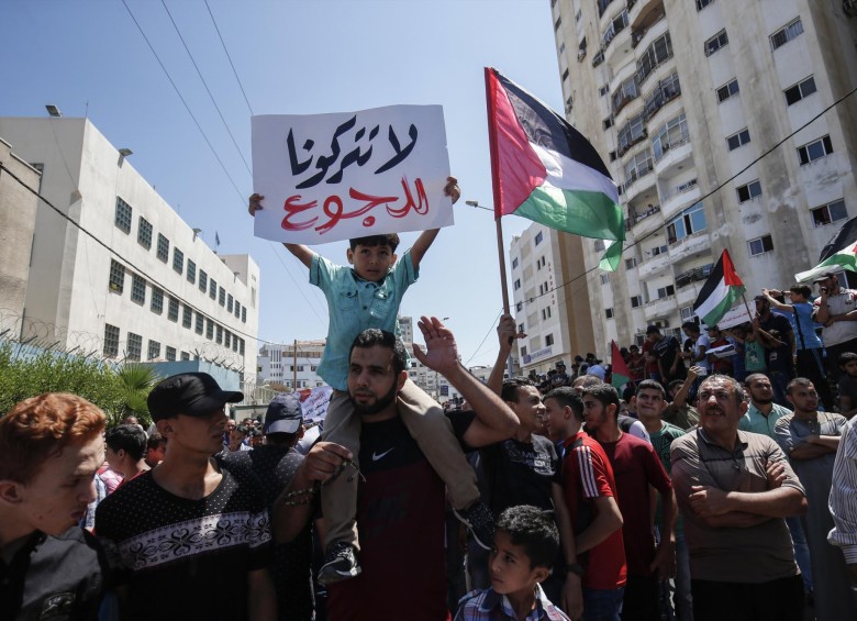 Este año, el conflicto entre Israel y Palestina cumplió siete décadas de disputa y falta de estabilidad en la región. FOTO AFP
