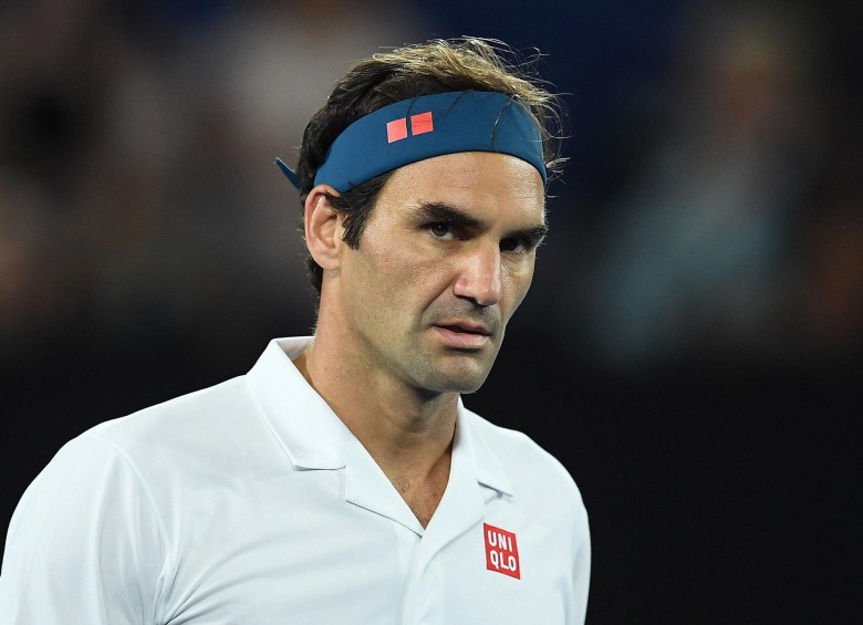 Roger Federer se tomó muy tranquilamente la situación. FOTO EFE
