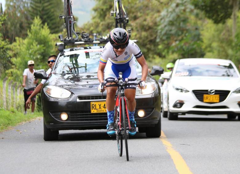 Ana Sanabria, vigente campeona. FOTO FEDECICLISMO