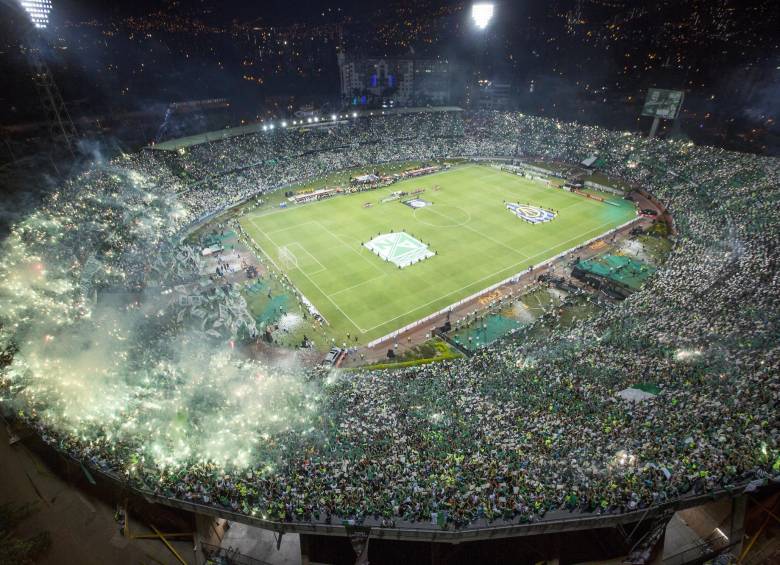El Atanasio Girardot ha sido escenario de los títulos de Copa Libertadores y Recopa para Nacional. FOTO Esteban vanegas.