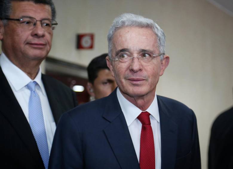 Expresidente y actual senador, Álvaro Uribe. FOTO COLPRENSA