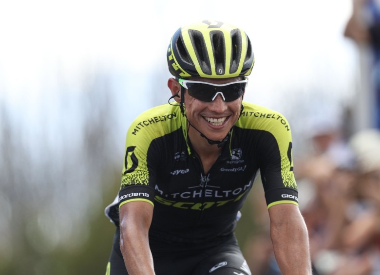 Esteban Chaves se prepara para su segunda actuación en el Tour de Francia. FOTO CORTESÍA MITCHELTON