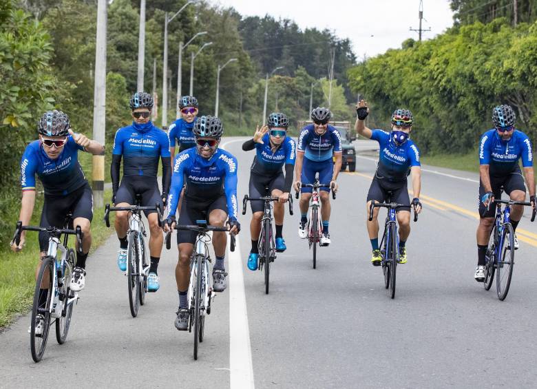 Los integrantes del Team Medellín esperan ser grandes animadores de la competencia. FOTO JAIME PÉREZ