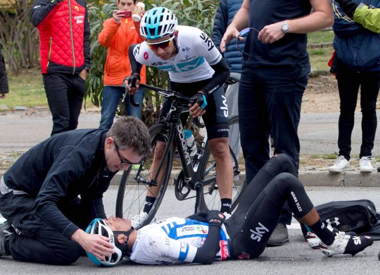 Nairo segundo en la Vuelta a Cataluña y Egan sufre dura caída